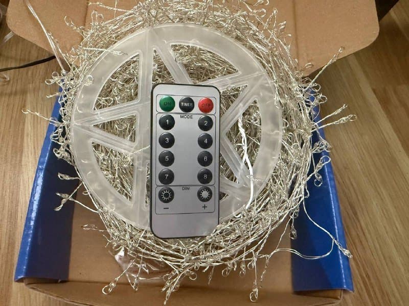 Рабочая гирлянда на пульте 30 метров 2