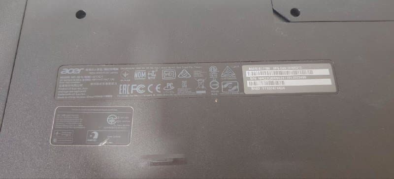 Игровой ноутбук Acer с GTX 1050 Ti, 238GB SSD 4