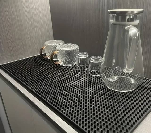 Резиновый коврик для кухни 45x30см