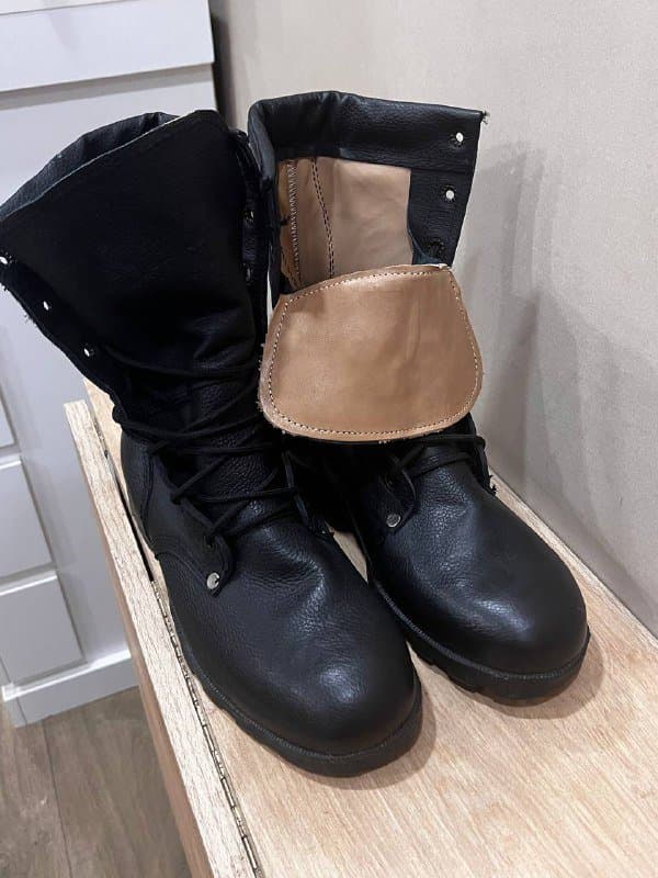 Новые кожаные ботинки размер 42