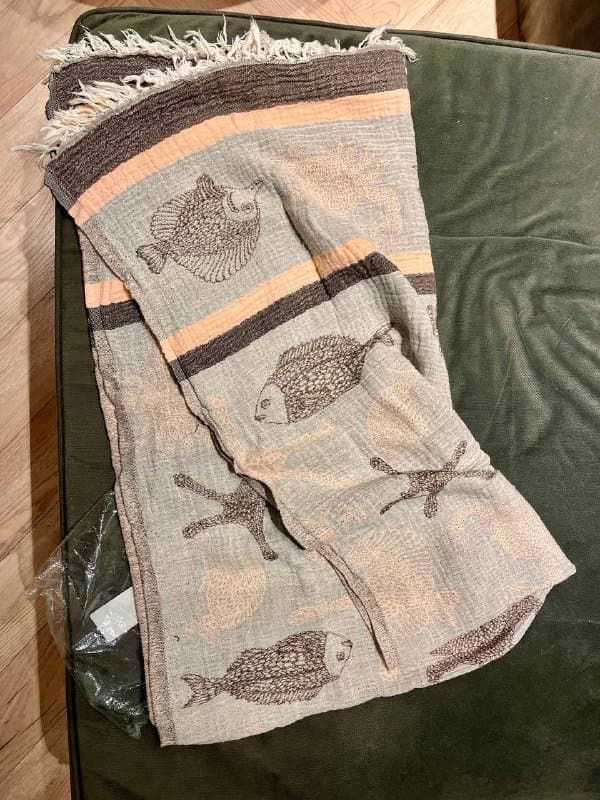 Шарф, муслиновое полотенце для пляжа и бани