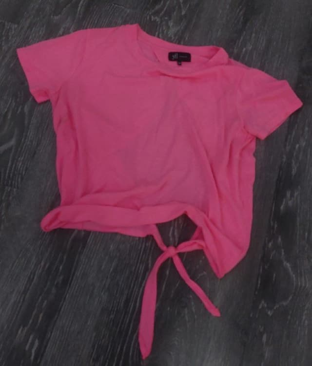Ярко-розовый топ XS-S