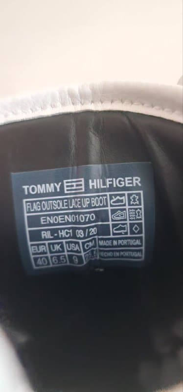 Ботинки Tommy Hilfiger мужские белые размер 40 3