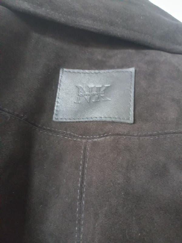 Дизайнерская куртка натуральный замш оверсайз размер S-M 5