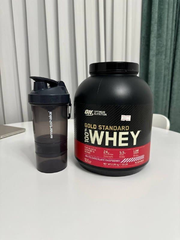 Протеин половина, шейкер 1