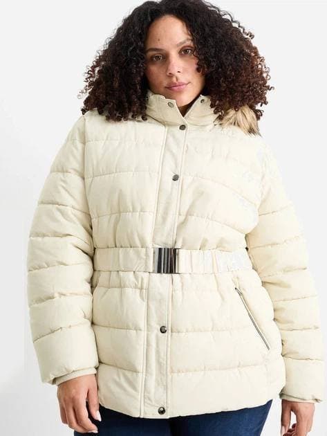 Пуховик C&A с поясом, Пуховик Y.A.S с поясом, длинный
