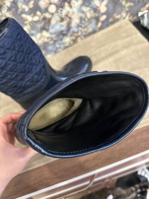 Резиновые сапоги женские размер 37 утепленные 3