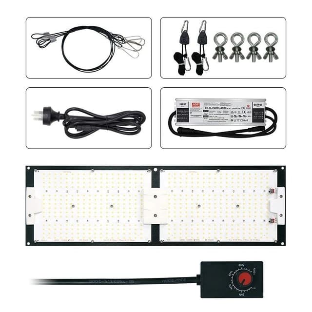 Лампа фитосветильник Quantum board 240w Samsung LM301H+IR+UV