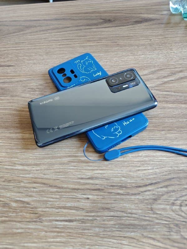 Xiaomi 11T, оригинальная зарядка, чехол, стекло 1