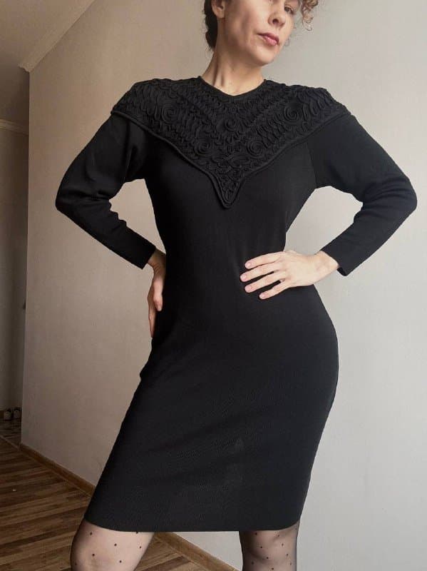 Винтажное платье японского дизайнера Hiroko Koshino 1