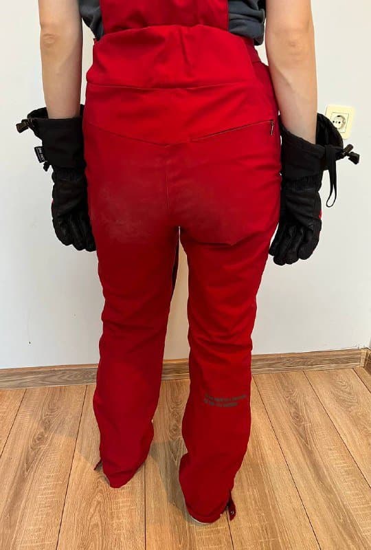 Женские горнолыжные штаны красные S 3