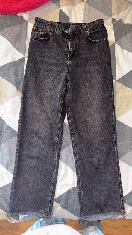 Черные джинсы MOM размер M