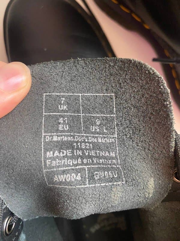 Ботинки мартенсы Dr. Martens мужские размер 41 4