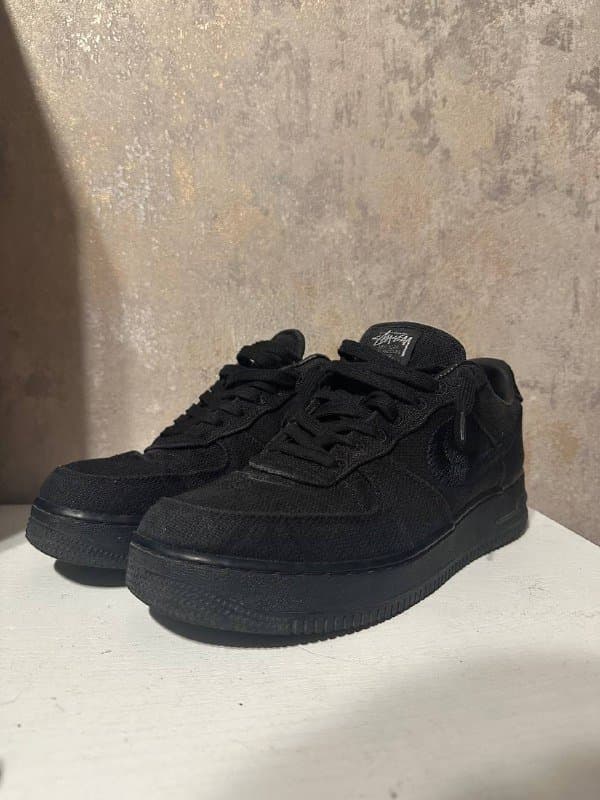 Черные Nike Stussy Air Force кроссовки 9,5us/43eu 1