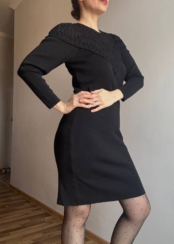 Винтажное платье японского дизайнера Hiroko Koshino 5