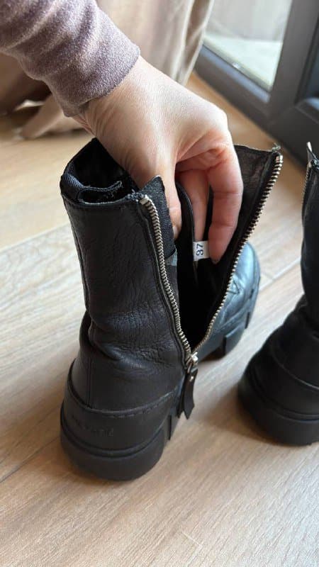 Кожаные ботинки vic matie, кожаные балетки vagabond