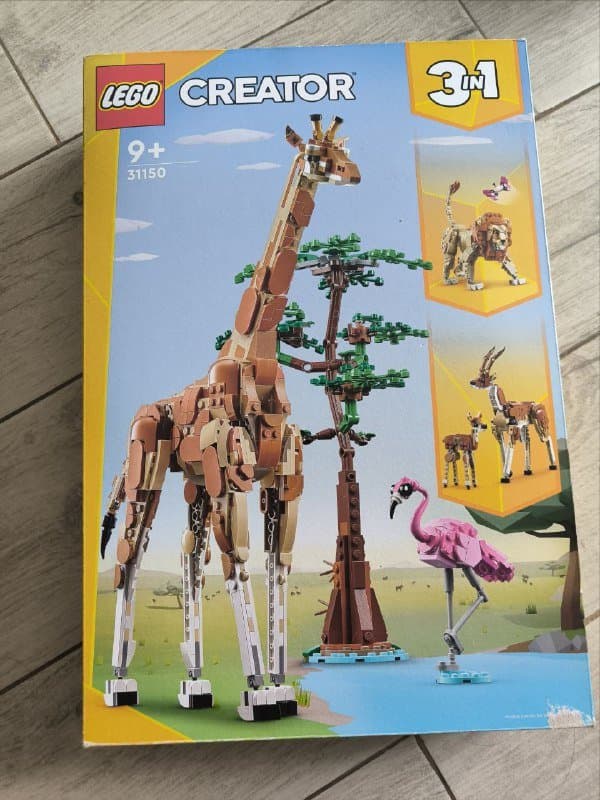 наборы lego creator Гипогрифф, тигр, жираф, космонавт, спорт центр