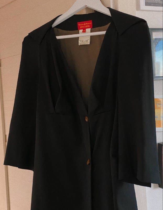 Платье-халат Vivienne Westwood, шерсть, размер 44,S