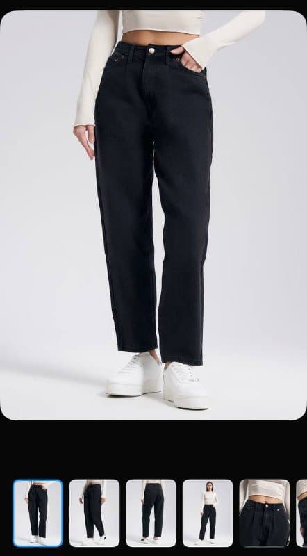 Женские джинсы мом с высокой посадкой размер 50 XL