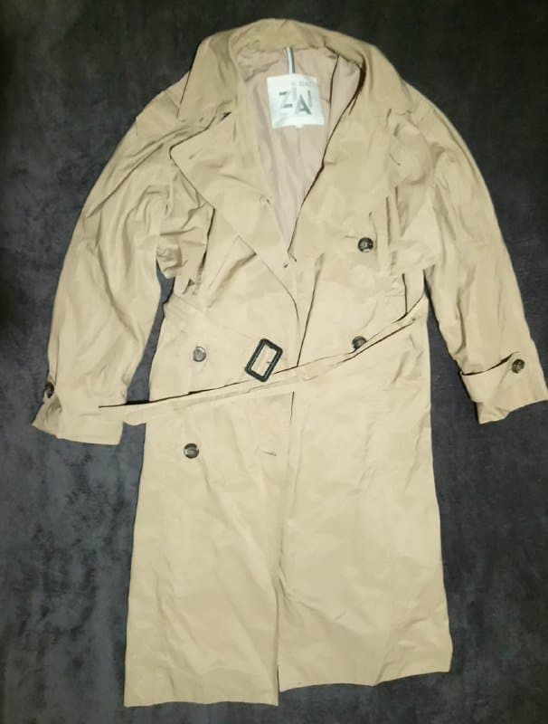 Бежевый тренч плащ пальто Zial женское, размер 40