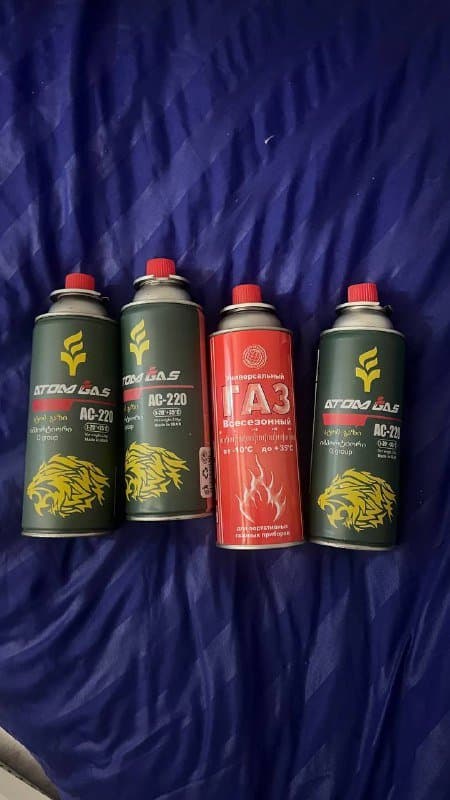 Газовые баллоны 10 штук