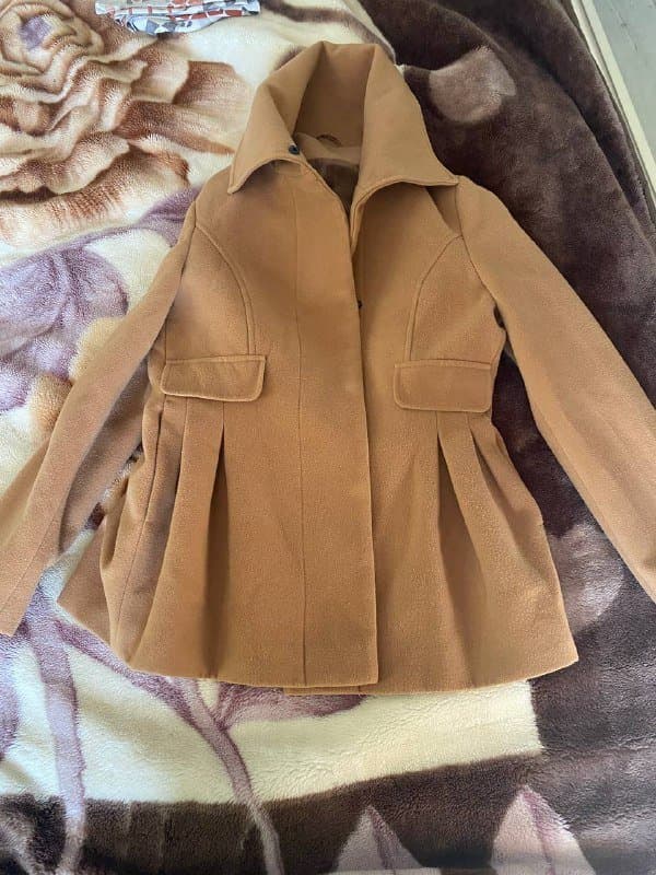 Платье, Пальто укороченное теплое 2