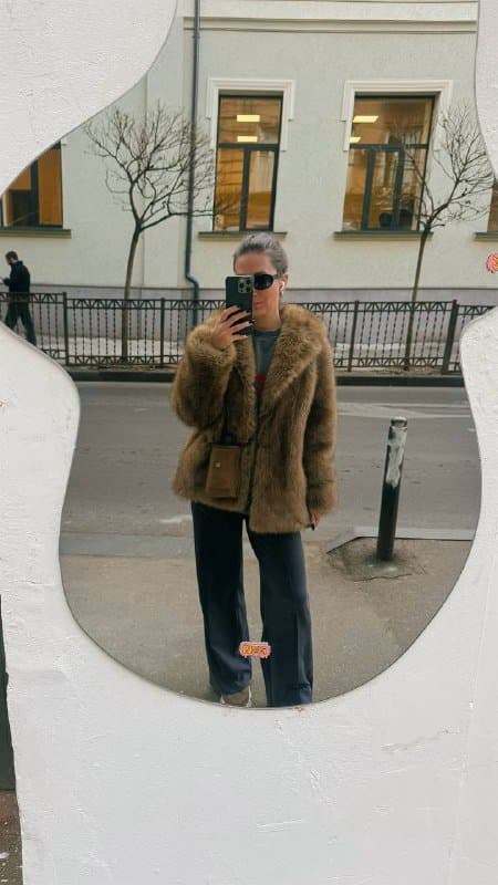 Шуба MANGO размер XS