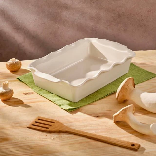 Керамическая форма для выпекания большая и квадратная