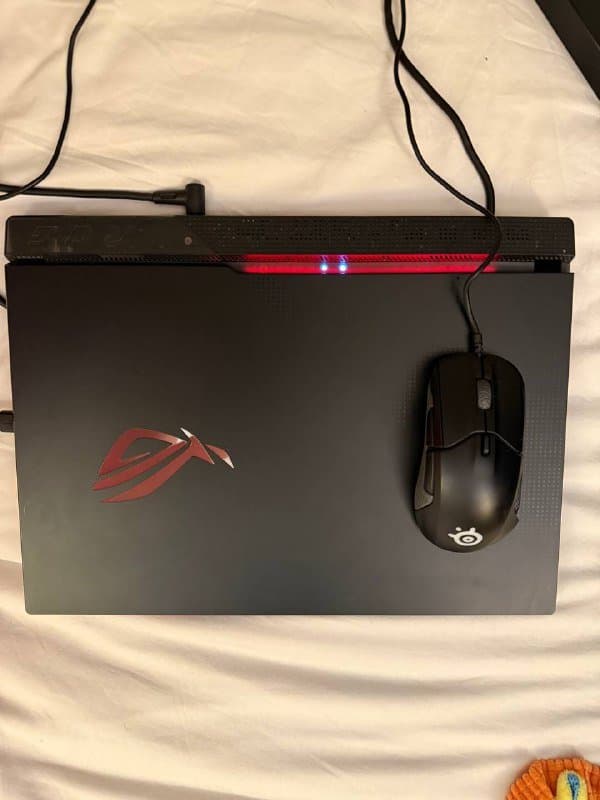 Ноутбук ASUS ROG G533, игровая мышь, зарядка 3