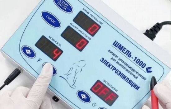 Аппарат электроэпиляции Шмель-1000 5