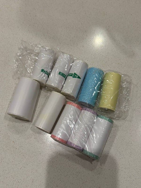 Принтер для печати на термоленте с запасом лент 2