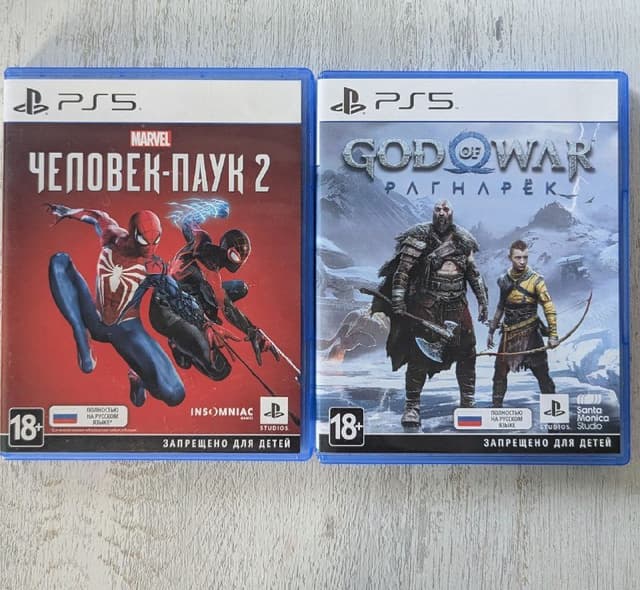 Игры PS5 Человек-паук 2, God of War Рагнарёк