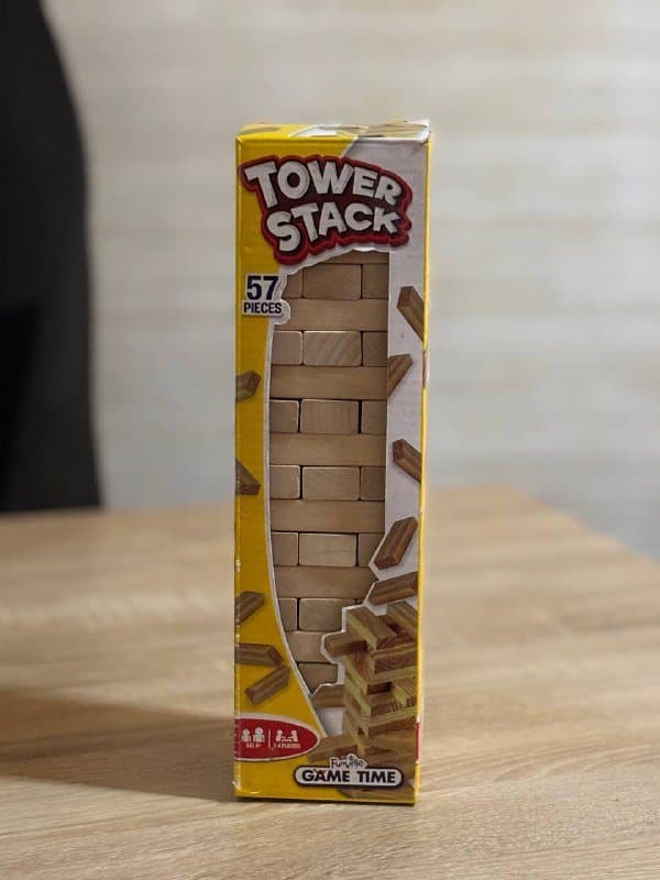 Игра Дженга, 57 деревянных блоков