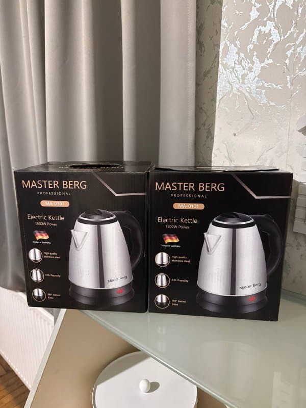 Два новых электрических чайника Master Berg