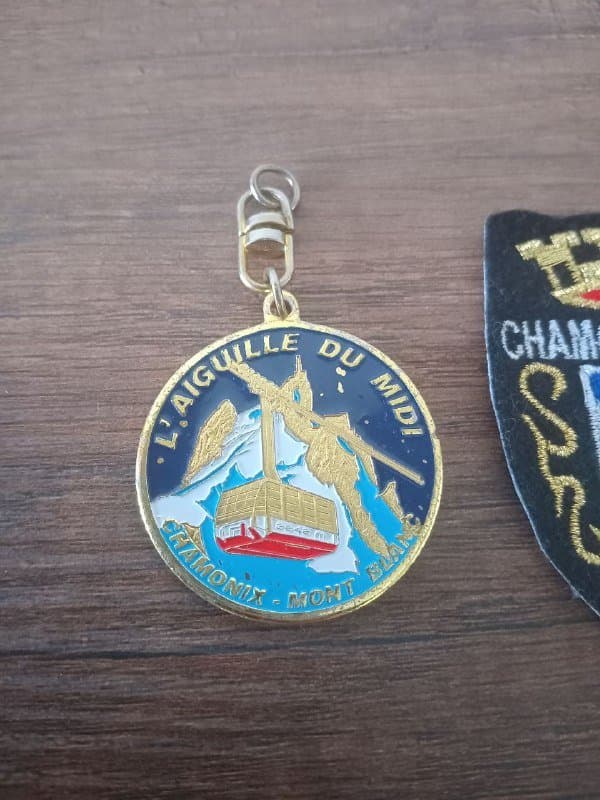 Вышитая эмблема Шамони-Монблан, эмблема Франции, металлический брелок 4