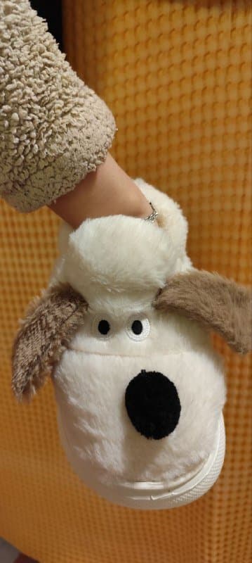 Новые домашние тапочки с собакой размер 39