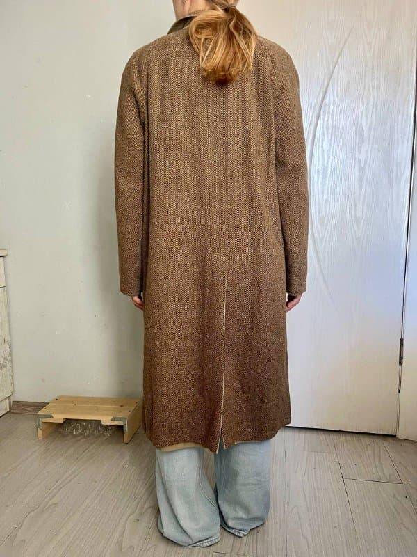 Пальто плащ тренч двусторонний шерсть 2