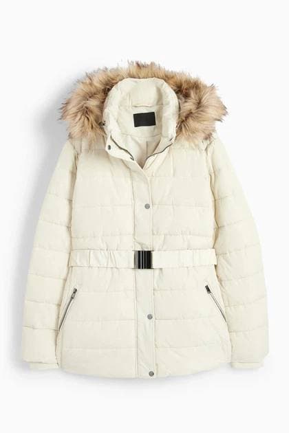 Пуховик C&A с поясом, Пуховик Y.A.S с поясом длинный 3
