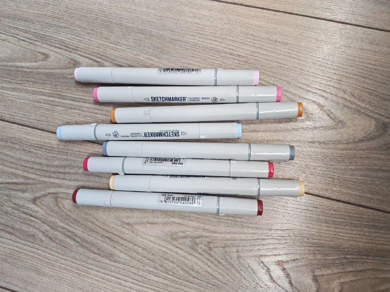 Набор профессиональных маркеров Sketchmarker с сумкой 2