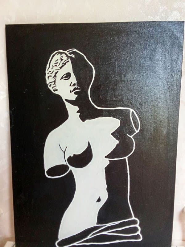 Картина женская фигура 50x70 см