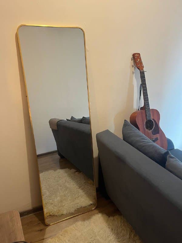 Зеркало 49х157 см с подставкой или креплением