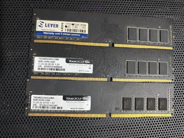 Оперативная память 4ГБ, 8ГБ