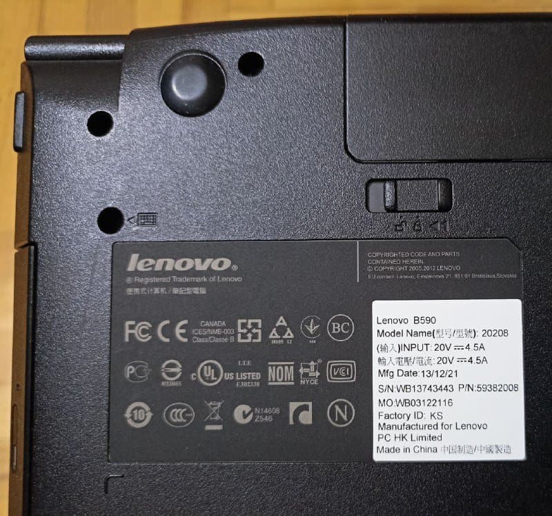 Ноутбук Lenovo B590 15" 8Гб 1Тб 3