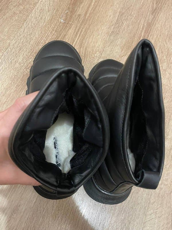 Кожаные зимние угги женские размер 39 3