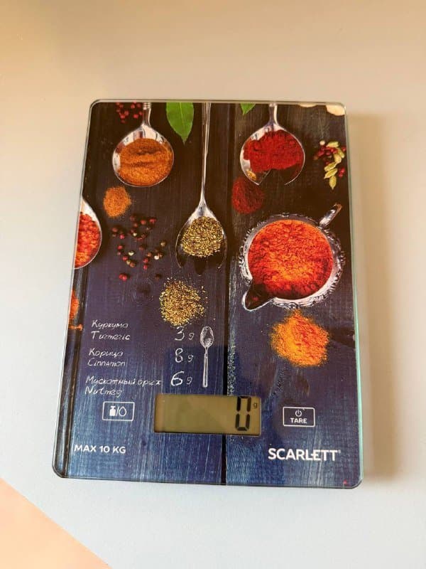 Кухонные весы с режимами, макс. вес 10 кг