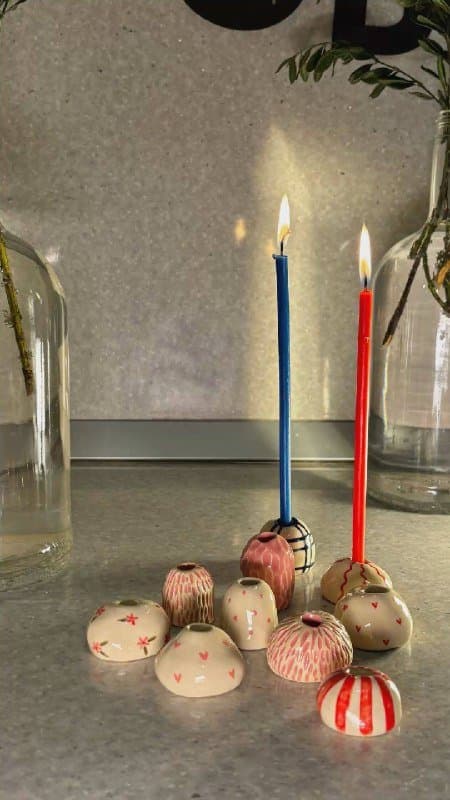 Ручной работы подсвечники