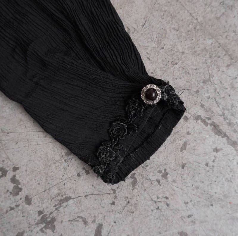 Платье женское черное с кружевом и пайетками, Италия, размер S-M 4