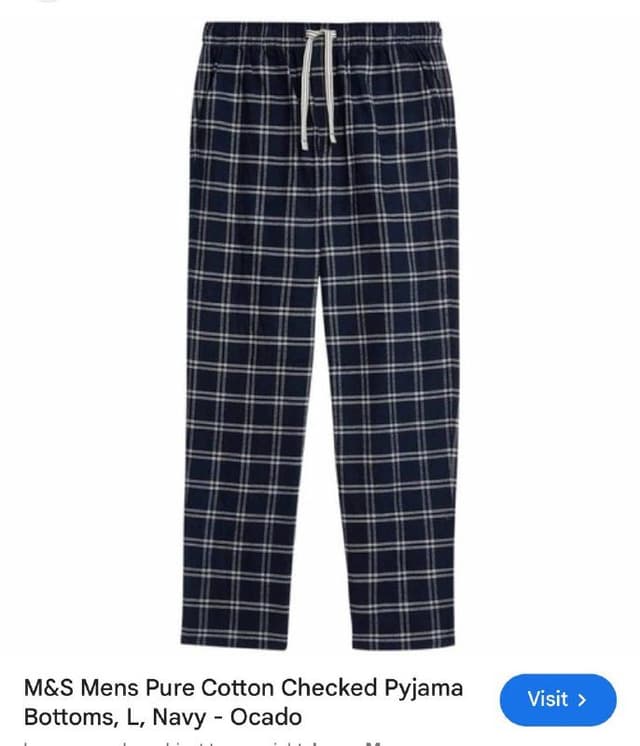 Пижамные штаны мужские M&S размер XL