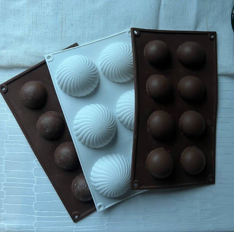 Набор силиконовых форм и красителей для кондитера 4