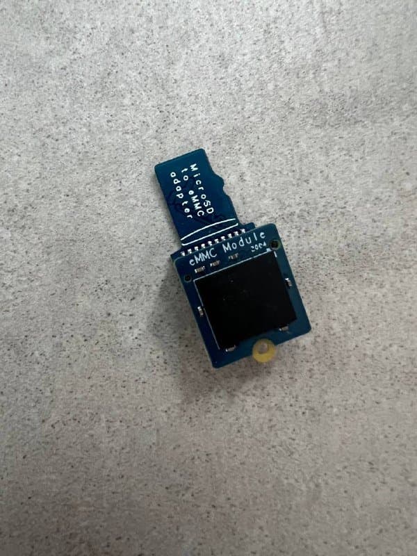 eMMC 16Gb с переводчиком на MicroSd 1